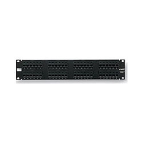 TE Connectivity Panel de Parcheo para Rack de 19, Cat6, RJ-45, 48 Puertos, Negro