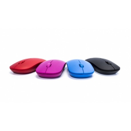 Mouse Vorago Óptico MO-205R, Inalámbrico, USB, 1000DPI, Rojo