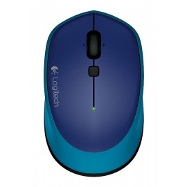 Mouse Logitech Óptico M335, Inalámbrico, USB, Azul