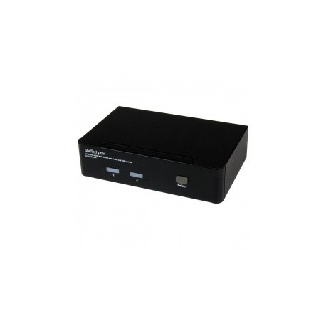 StarTech.com Switch KVM 2 Puertos HDMI con Hub USB 2.0 y Audio