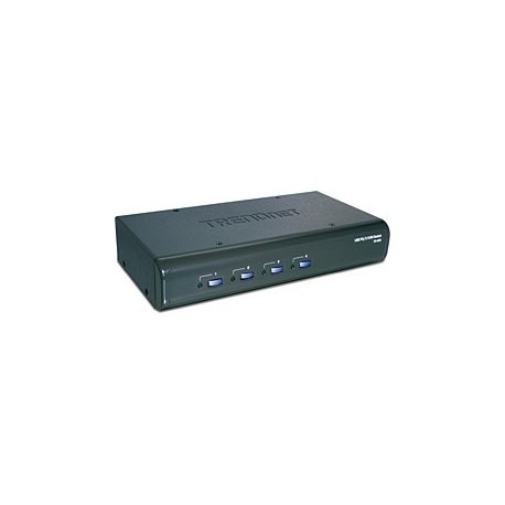 Trendnet Switch KVM TK-423K, USB PS2, 4 Puertos