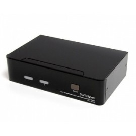 StarTech.com Switch KVM de 2 Puertos DVI con Hub USB 2.0 y Audio