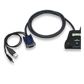 Manhattan Switch KVM 151245, 2x USB, 2x VGA