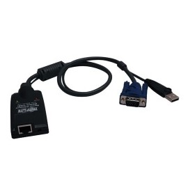 Tripp Lite Cable KVM B055-001-USB-V2, HD15 USB Macho - RJ-45 Hembra, Negro