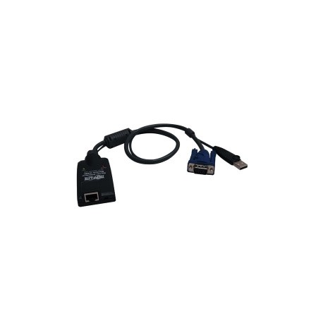 Tripp Lite Cable KVM B055-001-USB-V2, HD15 USB Macho - RJ-45 Hembra, Negro