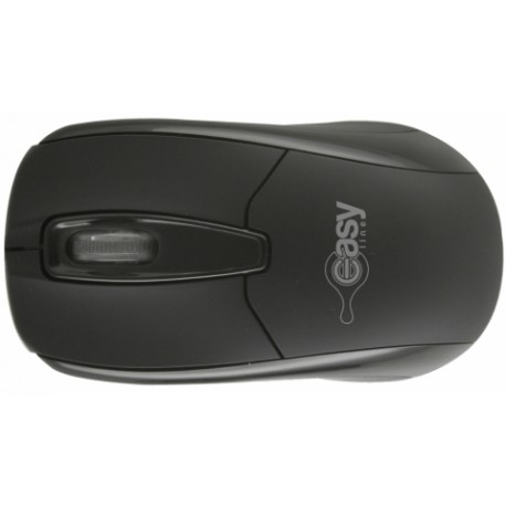 Mouse Perfect Choice Óptico Easy Line 993377, Alámbrico, USB, 1000DPI, Negro
