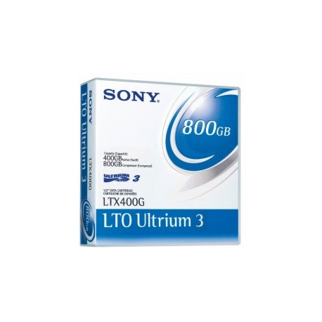 Sony Soporte de Datos LTO Ultrium 3, 400GB