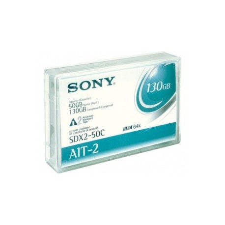 Sony Soporte de Datos AIT 8mm SDX2-50C, 50GB