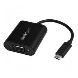 StarTech.com Adaptador de Video Externo USB-C Macho - VGA Hembra, Negro