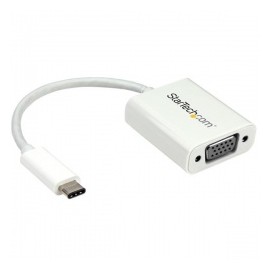 StarTech.com Adaptador de Video USB C - VGA, Blanco