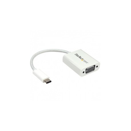 StarTech.com Adaptador de Video USB C - VGA, Blanco
