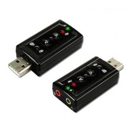 BRobotix Convertidor USB - Audio 7.1 con Control de Volumen