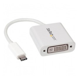 StarTech.com Adaptador USB-C Macho - DVI Hembra, Blanco