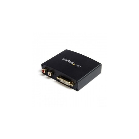 StarTech.com Adaptador Convertidor de DVI-D a HDMI con Audio