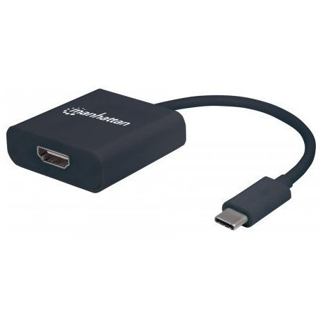 Manhattan Adaptador USB-C 3.1 Macho - HDMI Hembra, Negro
