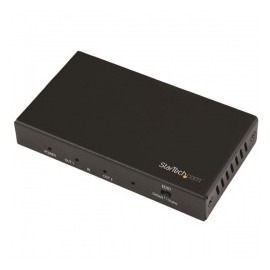 StarTech.com Multiplicador Splitter HDMI 4K de 2 Puertos, Negro