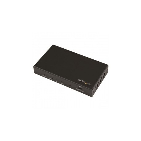 StarTech.com Multiplicador Splitter HDMI 4K de 2 Puertos, Negro