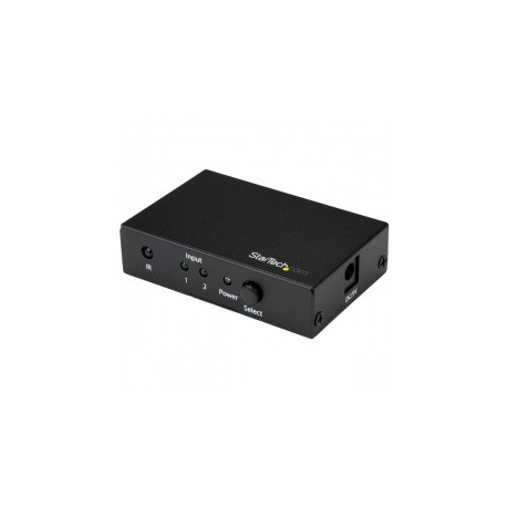 StarTech.com Switch Conmutador HDMI de 2 Puertos, Negro