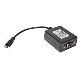 Tripp Lite Adaptador Mini HDMI Macho - VGA Hembra, Negro