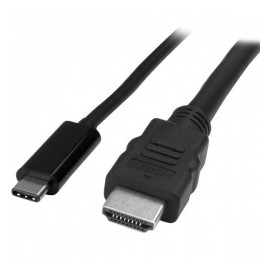 StarTech.com Cable Adaptador USB C Macho - HDMI Macho, 2 Metros, Negro