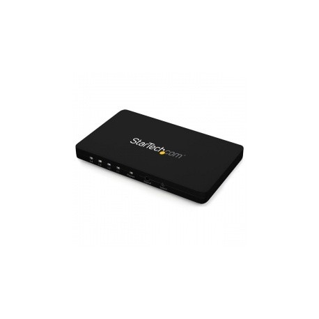 StarTech.com Switch Automático HDMI de 4 Puertos con Chasís de Aluminio y MHL, Conmutador 4K 30Hz