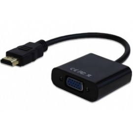 Data Components Convertidor HDMI Macho - VGA Hembra, Negro