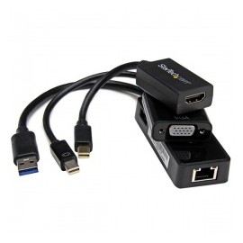 Startech.com Juego de Adaptadores HDMI, VGA y Ethernet Gigabit para Microsoft Surface Pro 3