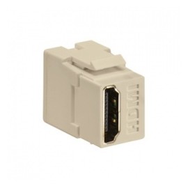 Leviton Adaptador HDMI Quickport de Paso, Blanco