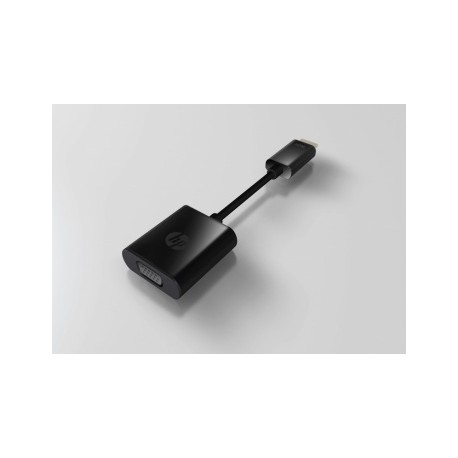 HP Adaptador HDMI Macho - VGA (D-Sub) Macho, 45cm, Negro