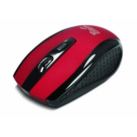 Mouse Klip Xtreme Óptico KMW-340RD, Inalámbrico, USB, 1600DPI, Rojo