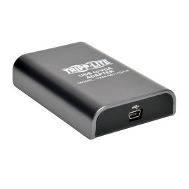 Tripp Lite Adaptador USB 2.0 Macho - VGA Hembra, Negro
