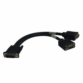 Tripp Lite Cable Divisor en ''Y'' DMS Macho - VGA (D-Sub) Hembra, 30cm, Negro