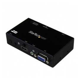 StarTech.com Convertidor con Escalador VGA y Audio - HDMI, Negro