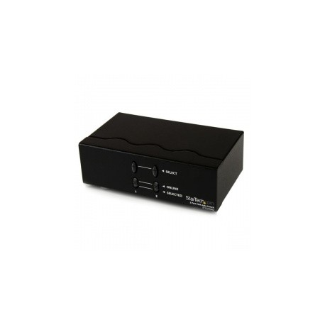 StarTech.com Switch Automático de Video VGA de 2 Puertos, 2 Salidas HD15