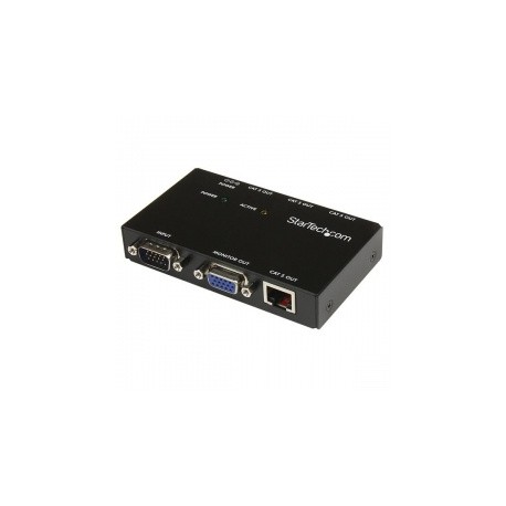 StarTech.com Extensor de Video VGA de 4 Puertos por Cable Cat5 UTP Ethernet