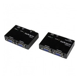 StarTech.com Kit Juego Extensor de Video VGA por Cable Cat5 UTP Ethernet de Red (Serie ST121)