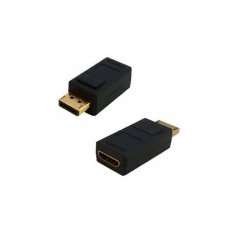 BRobotix Adaptador DisplayPort Macho - HDMI Hembra, Negro