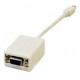 BRobotix Adaptador Mini DisplayPort Macho - VGA Hembra, Blanco