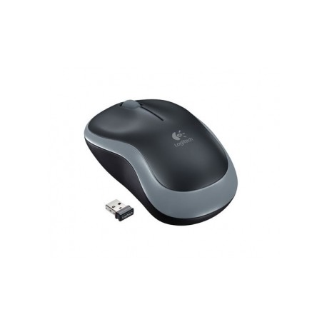 Mouse Logitech Óptico M185, Inalámbrico, USB, 1000DPI, Gris
