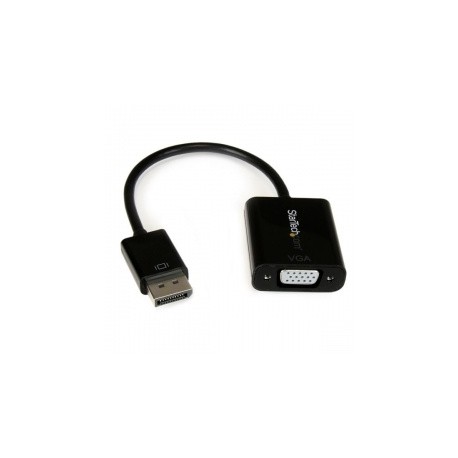 Startech.com Adaptador Convertidor DisplayPort Macho - VGA Hembra, 10cm, Negro