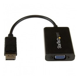 StarTech.com Adaptador de Video DisplayPort - VGA con Audio, Negro