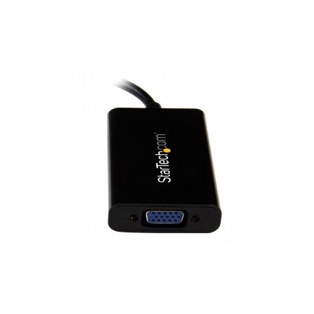StarTech.com Adaptador de Video Mini DisplayPort - VGA con Audio, Negro