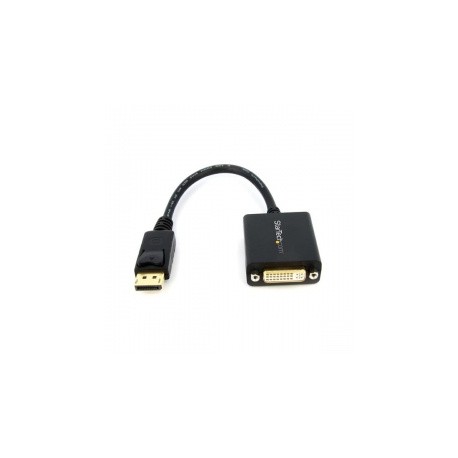 StarTech.com Cable DisplayPort Macho - DVI Hembra, 15cm, Negro