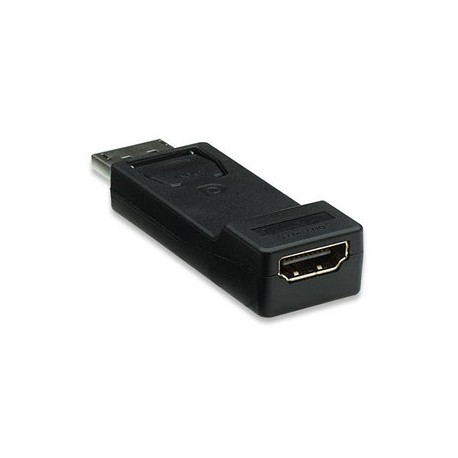 Manhattan Adaptador DisplayPort - HDMI, Alámbrico, Negro