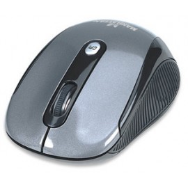 Mouse Manhattan Óptico Alto Rendimiento, Inalámbrico, USB, 2000DPI