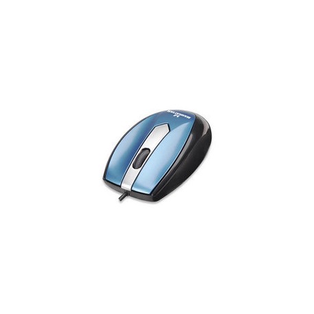 Mini Mouse Manhattan Óptico MO1, USB, 1000DPI, Azul