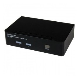 StarTech.com Switch KVM 2 Puertos HDMI con Hub USB 2.0 y Audio