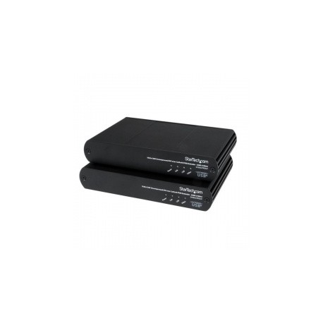 StarTech.com Extensor de Consola KVM DVI USB por Cable Cat5e Cat6 con Vídeo 1080p HD, 100 Metros