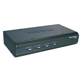 Trendnet Switch KVM TK-423K, USB  PS2, 4 Puertos