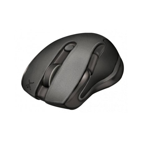 Mouse Perfect Choice Óptico Virtual Touch, Inalámbrico, 1600DPI, Negro